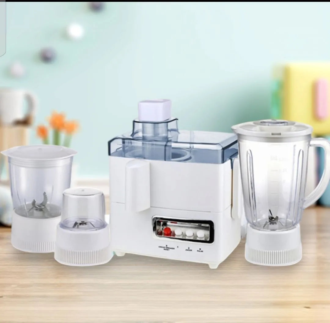 Premium Quality 4 in 1 Juicer Blender Machine ( Milkshake Jug+ Grinder+ Chopper )- 750W ( Copper 7035 moter installed) With 2 year Warranty