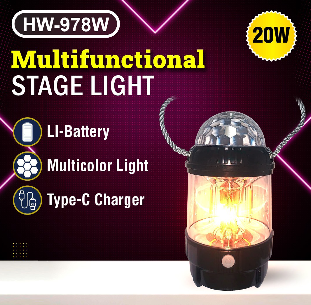 Outdoor Camping Lamp & Disco/fancy Light Stage Light With Usb Cable